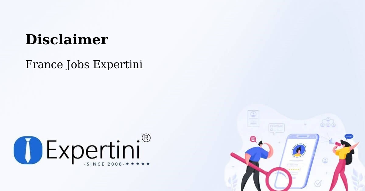 Disclaimer – Bournezeau - France Jobs Expertini